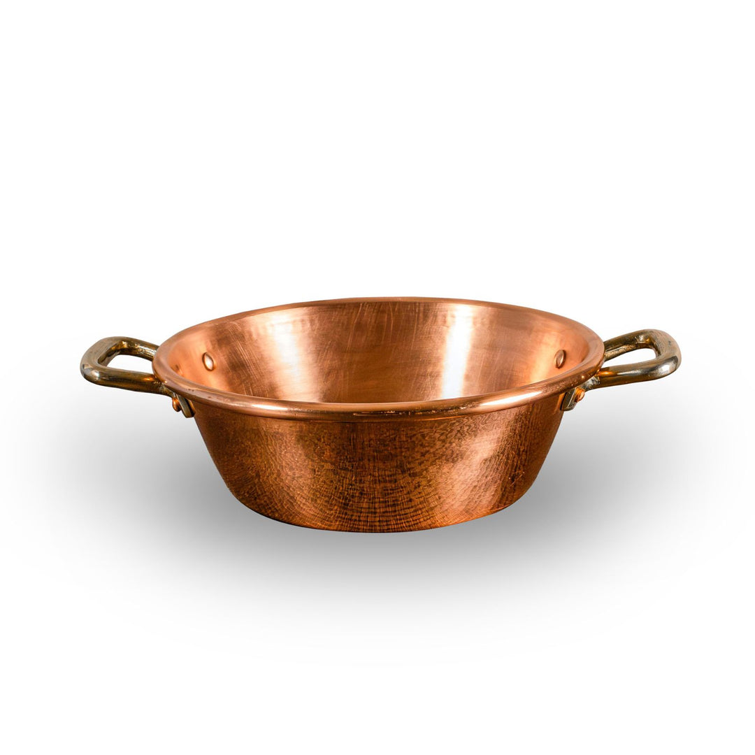 Pentola in Rame Puro per Marmellate con Fondo Induzione - Diametro 26cm