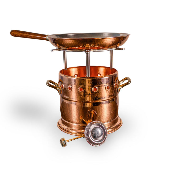 Bruciatore per Flambè in Rame Puro