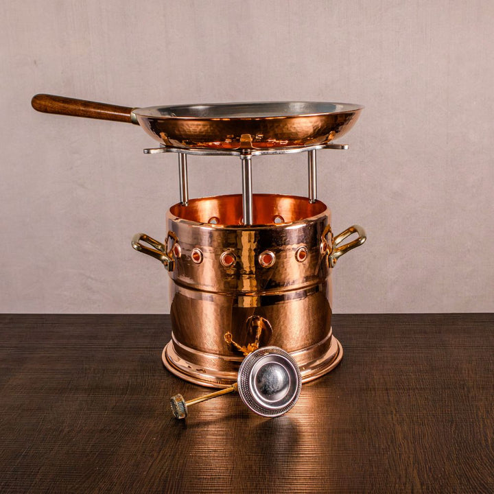Bruciatore per Flambè in Rame Puro